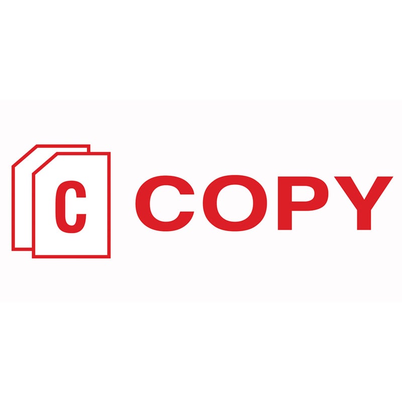 AccuStamp Accu-Stamp2Â® Shutter One-Color Stamp, "Copy", 1 5/8" x 1/2" Impression, Red - Image 2